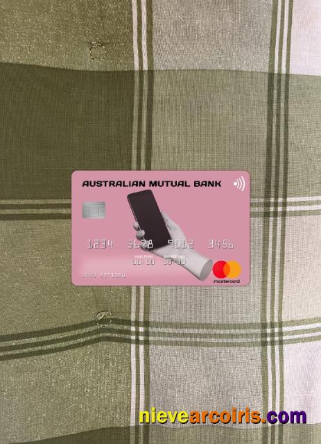 Australia Australian Mutual Bank mastercard photolook